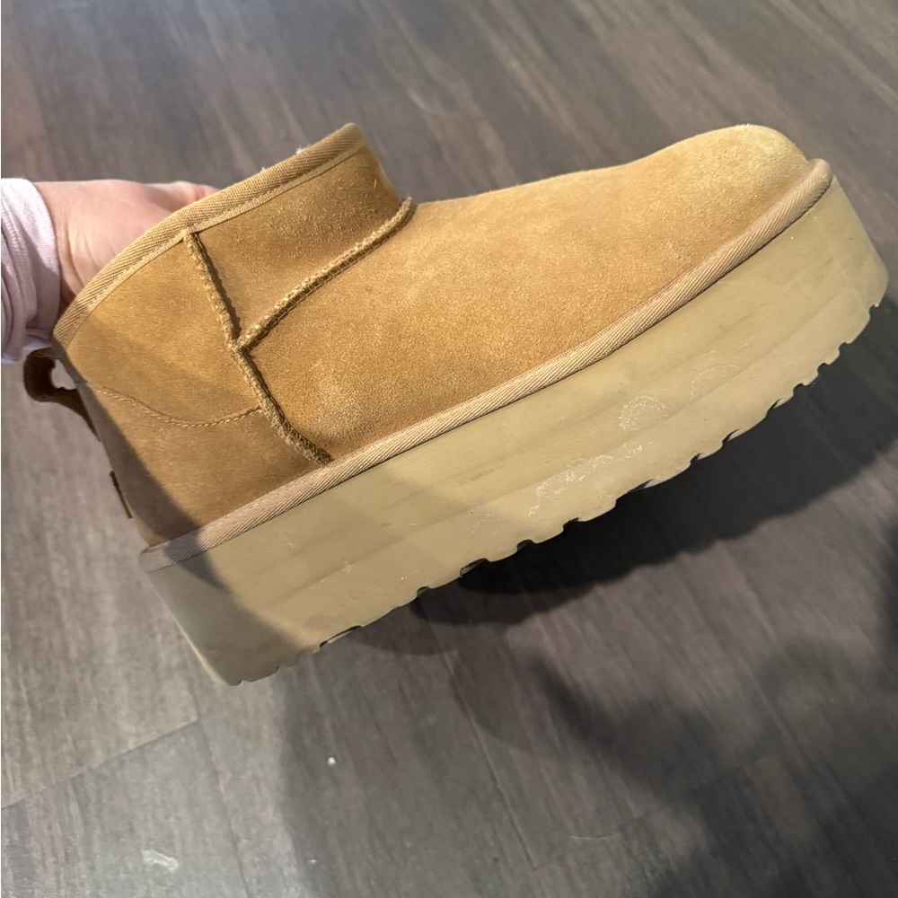 Ugg Ultra mini platform boots chestnut